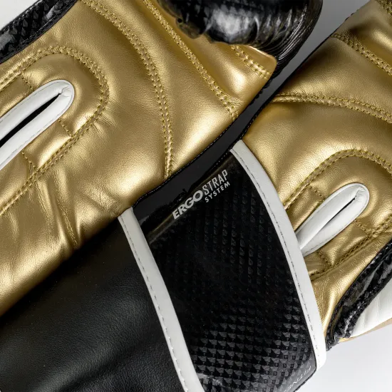 Боксерские перчатки RIVAL RB7 Fitness Plus Bag Gloves Black/Gold-10 унций (S)