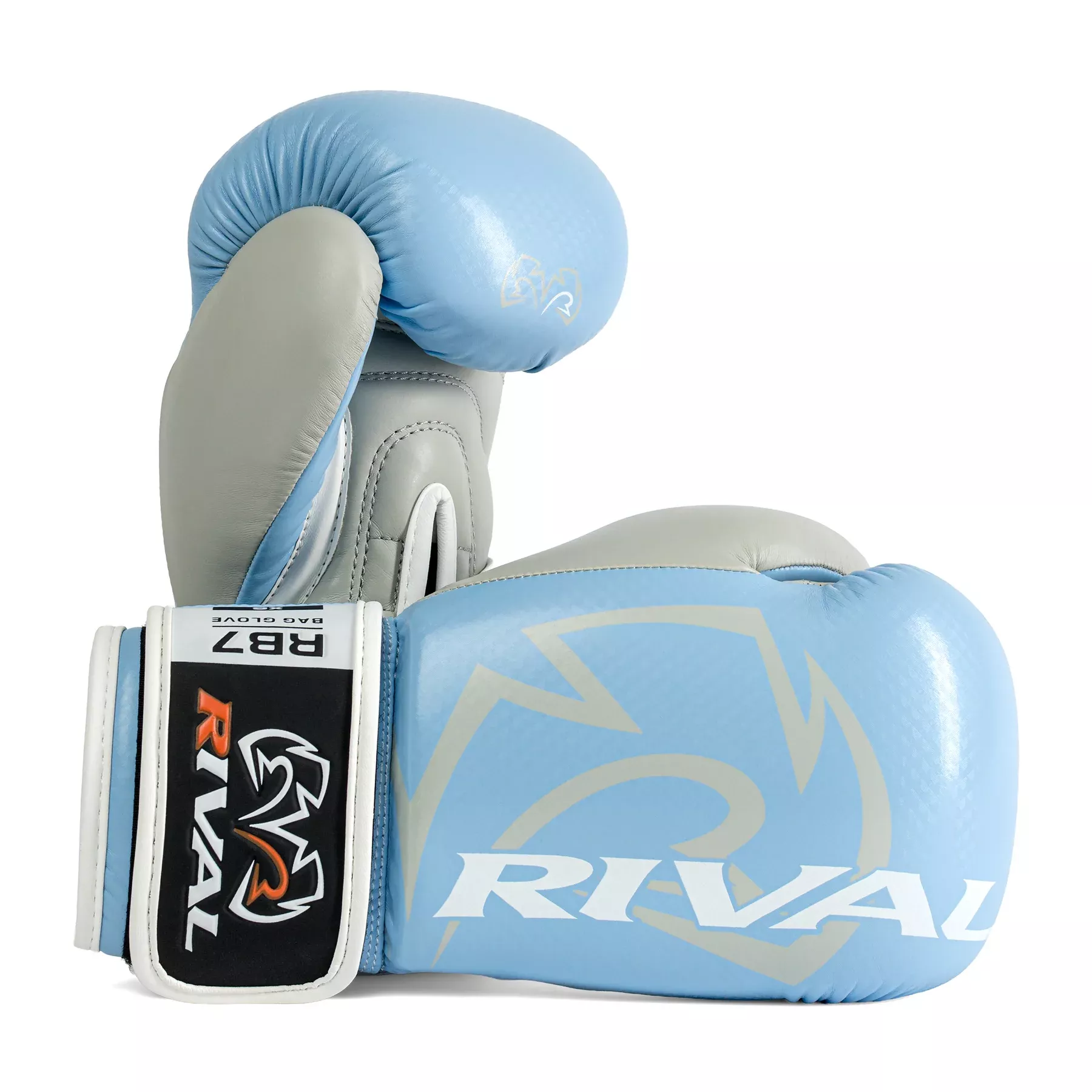 Боксерские перчатки RIVAL RB7 Fitness Plus Bag Gloves Baby Blue/Grey-10 унций (S)