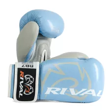 Боксерські рукавиці RIVAL RB7 Fitness Plus Bag Gloves Baby Blue/Grey-10 унцій (S)