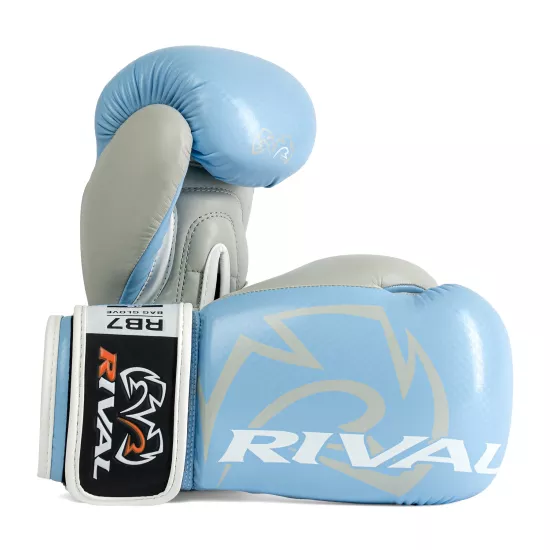Боксерские перчатки RIVAL RB7 Fitness Plus Bag Gloves Baby Blue/Grey-10 унций (S)