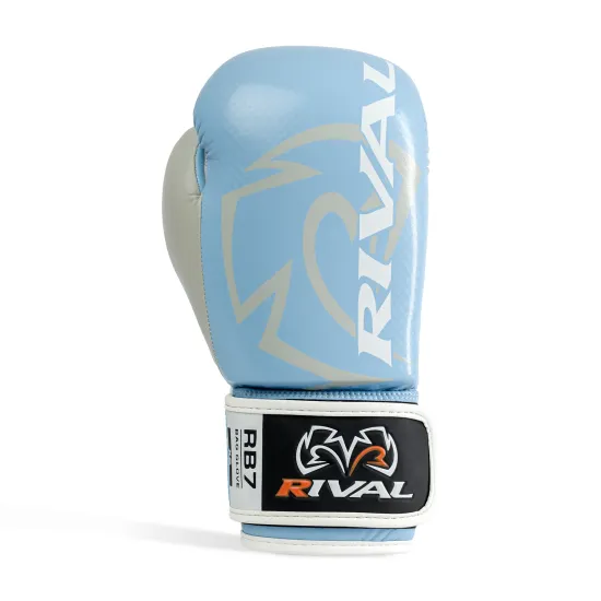 Боксерские перчатки RIVAL RB7 Fitness Plus Bag Gloves Baby Blue/Grey-10 унций (S)
