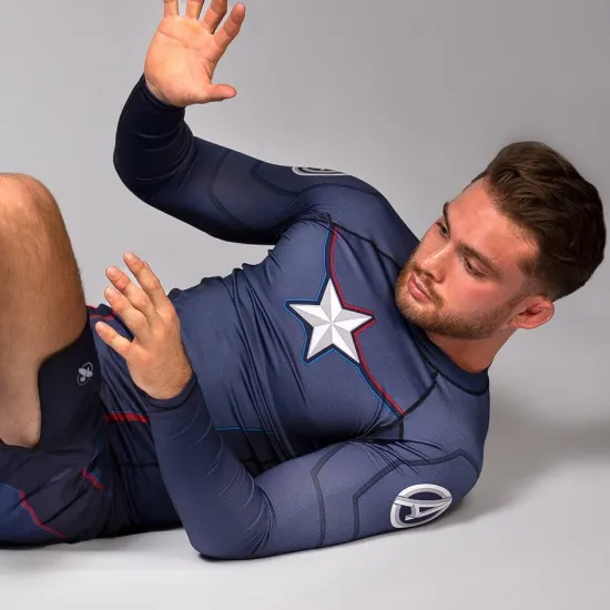 Рашгард Hayabusa Captain America Long Sleeve Rashguard-S