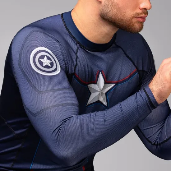 Рашгард Hayabusa Captain America Long Sleeve Rashguard-S