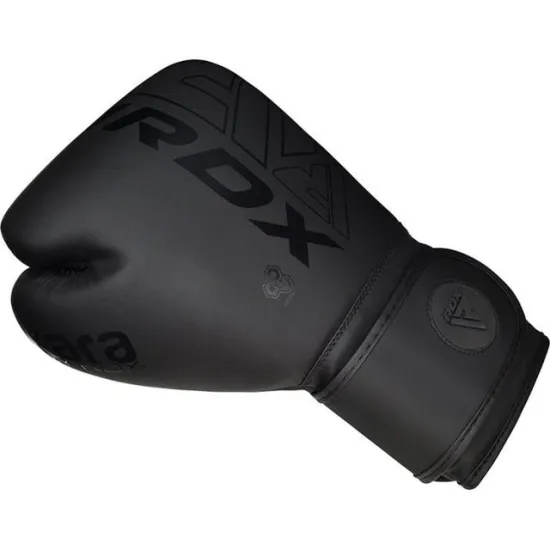 Боксерські рукавиці RDX F6 Kara Matte Black 8 унцій (капа в комплекті)