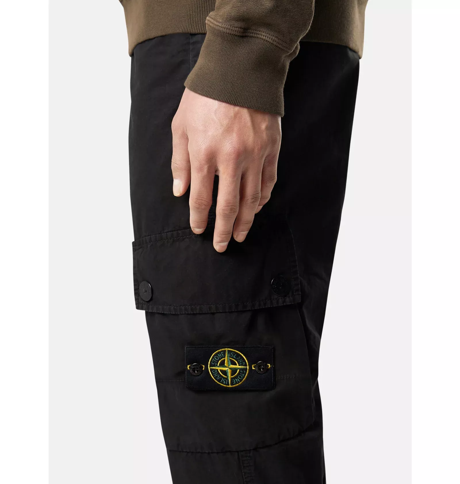 Штани Stone Island Cargo Pants Black K1S153100303 S00WA V0129-M(32)