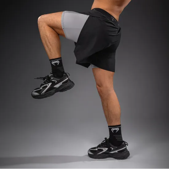 Шорти Venum Lazer Hybrid Training Shorts Black/Grey-S