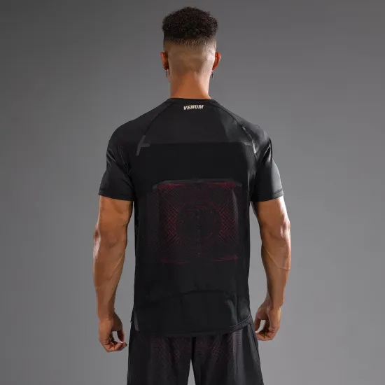 Футболка Venum G-Fit Air Men's Dry-Tech T-Shirt Deep Black/Fire Red-S