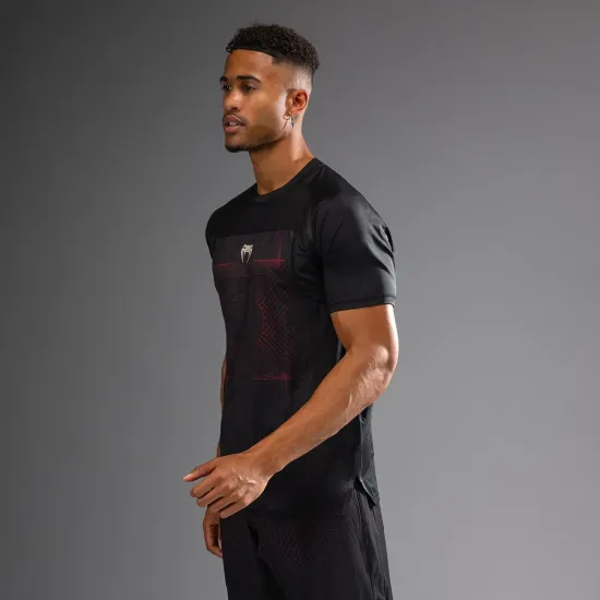 Футболка Venum G-Fit Air Men's Dry-Tech T-Shirt Deep Black/Fire Red-S