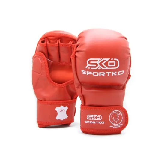 Перчатки для MMA с открытыми пальцами SPORTKO ПД-7-S/M