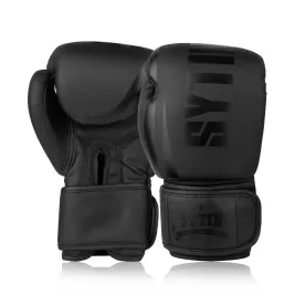 Боксерские перчатки SYTIN ClearBlow Black-8