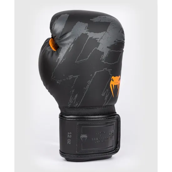 Боксерские перчатки Venum S47 Boxing Gloves Black/Orange-10