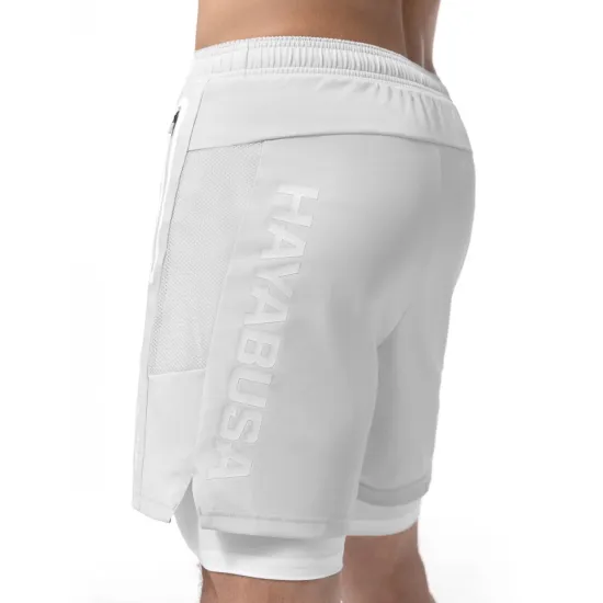 Шорты Hayabusa Men’s Layered Performance Shorts Light Grey-S