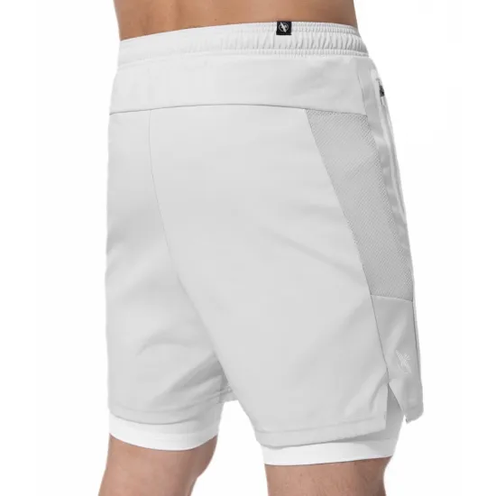 Шорты Hayabusa Men’s Layered Performance Shorts Light Grey-S