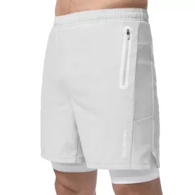 Шорти Hayabusa Men's Layered Performance Shorts Light Grey-S