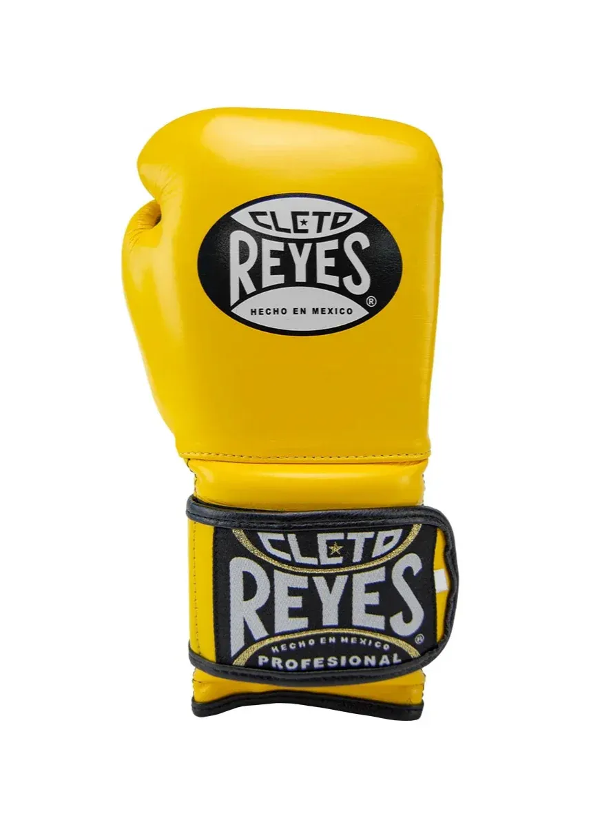 Рукавиці для боксу Cleto Reyes Hook and Loop Training Gloves Yellow-12