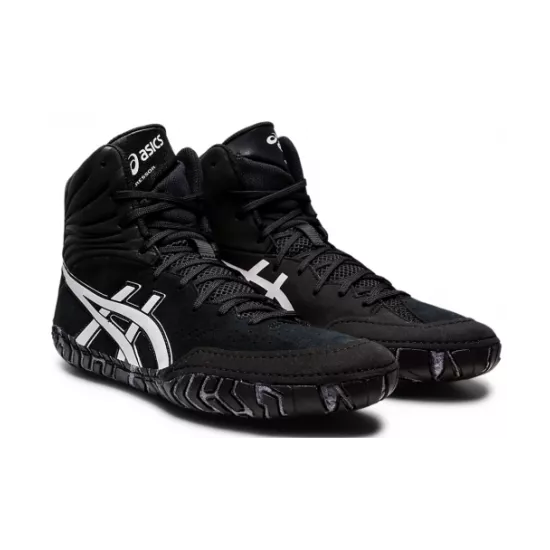 Борцовки ASICS AGGRESSOR 5 BLACK/WHITE-40,5