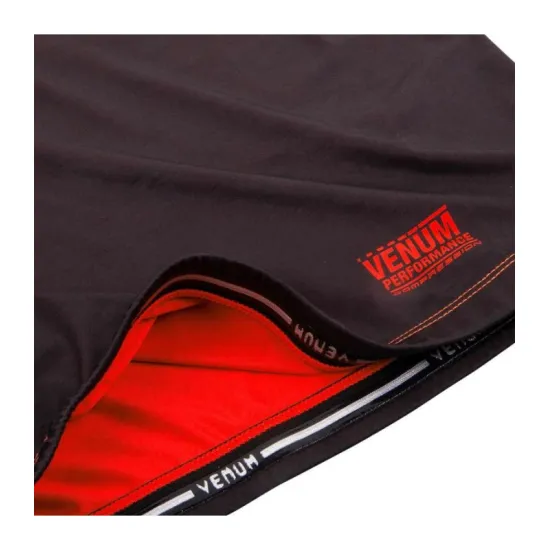 Рашгард Venum Contender 3.0 Compression Long Sleeves Black/Neo Red-S