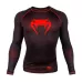 Рашгард Venum Contender 3.0 Compression Long Sleeves Black/Neo Red-S