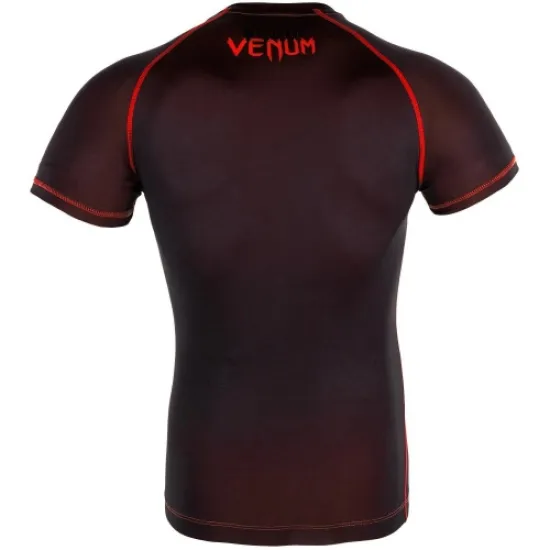 Рашгард Venum Contender 3.0 Compression Short Sleeves Black/Neo Red-L 