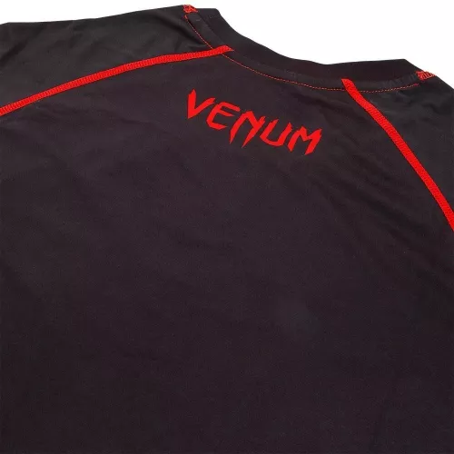Рашгард Venum Contender 3.0 Compression Short Sleeves Black/Neo Red-L 