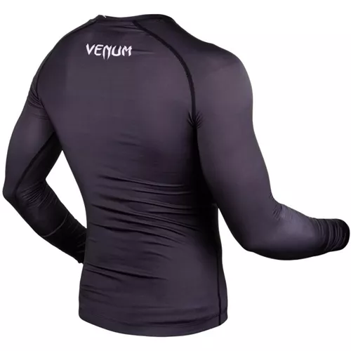 Рашгард Venum Contender 3.0 Compression Long Sleeves Black/White-M