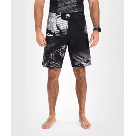 Шорти для ММА Venum Gorilla Jungle Fightshort Black/White-S