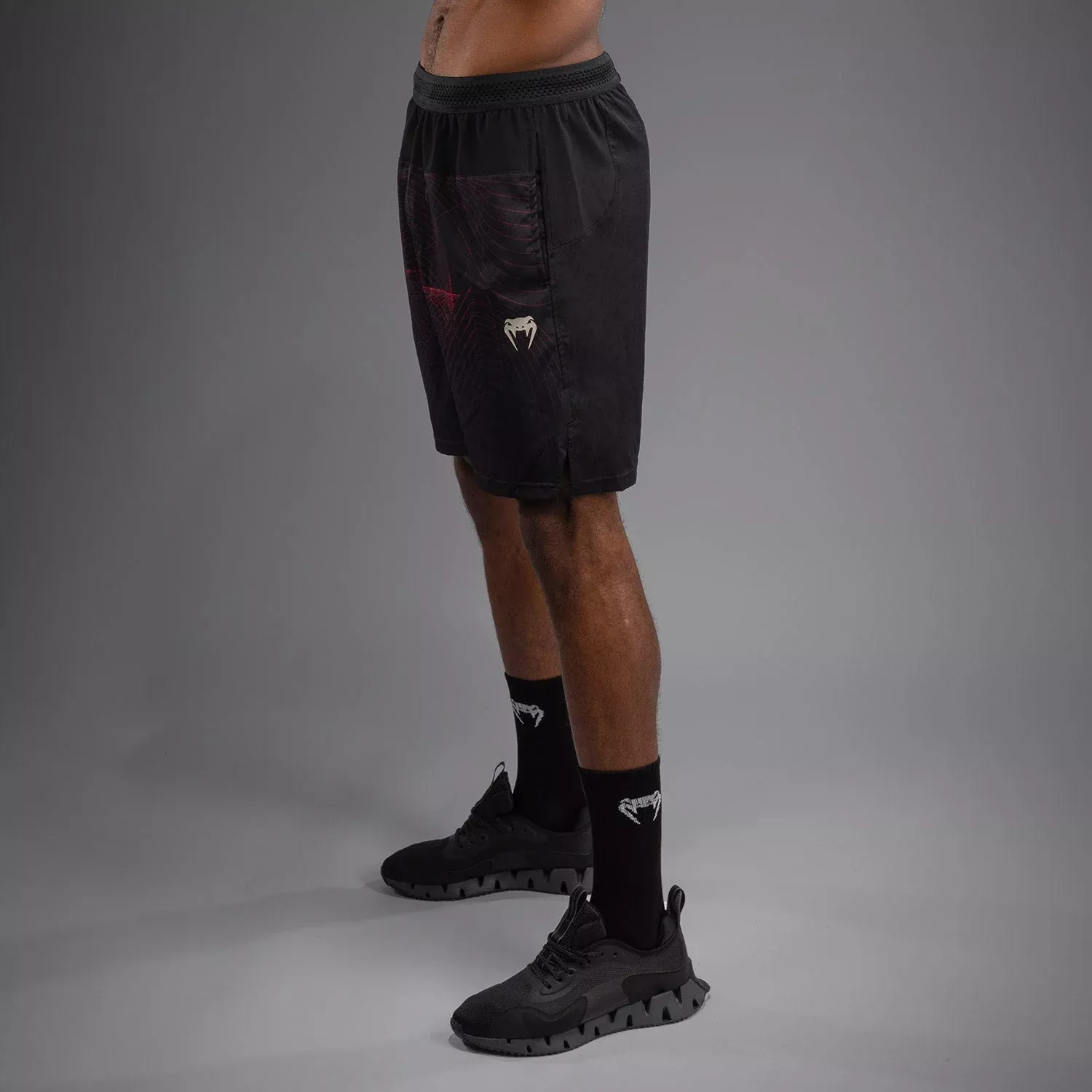 Шорты Venum G-Fit Air Training Short Deep Black/Fire Red-S