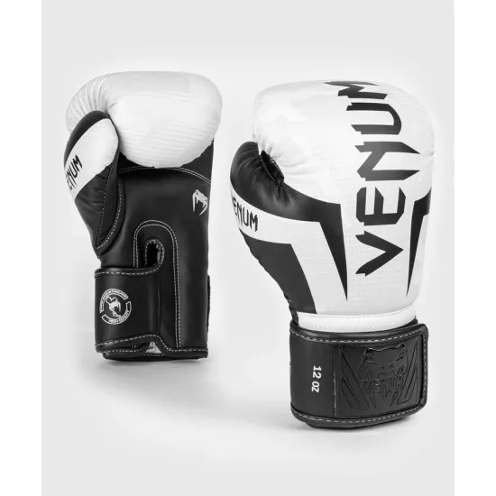 Боксерські рукавички Venum Elite Boxing Gloves White/Camo-10