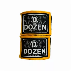 Боксерські бинти Dozen Monochrome Semi-elastic Hand Wraps Yellow-2,75м