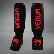 Защита для ног Venum Kontact Shin Guards Black/Red-M
