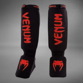 Защита для ног Venum Kontact Shin Guards Black/Red-XS