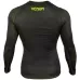 Рашгард Venum Contender 3.0 Compression Long Sleeves Black/Neo Yellow-L 