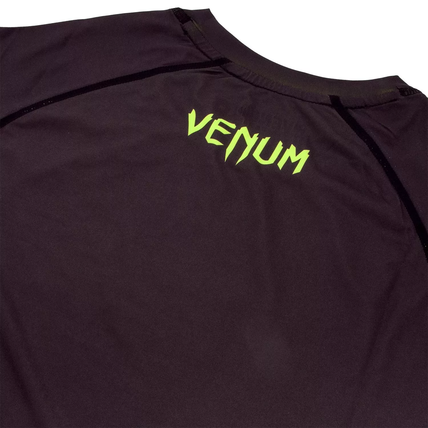 Рашгард Venum Contender 3.0 Compression Long Sleeves Black/Neo Yellow-L 