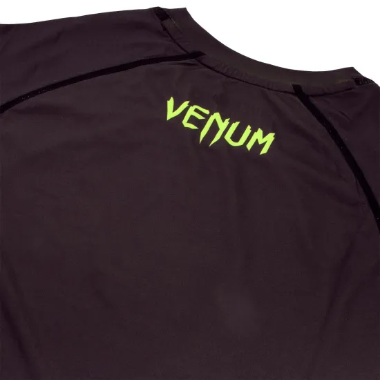 Рашгард Venum Contender 3.0 Compression Long Sleeves Black/Neo Yellow-L 