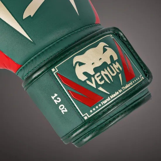Перчатки для бокса Venum Elite Boxing Gloves Green-10