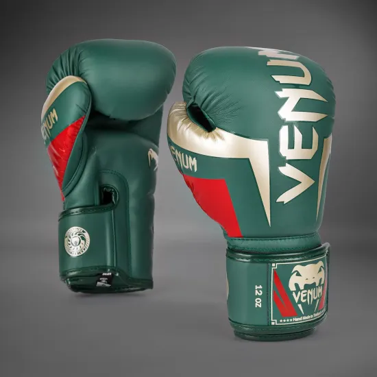Перчатки для бокса Venum Elite Boxing Gloves Green-10