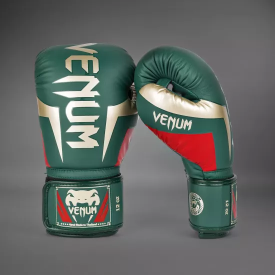 Перчатки для бокса Venum Elite Boxing Gloves Green-10