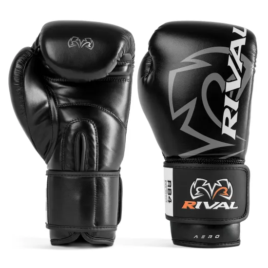 Боксерські рукавиці RIVAL RB4 Aero Bag Gloves Black-10 унцій (S)