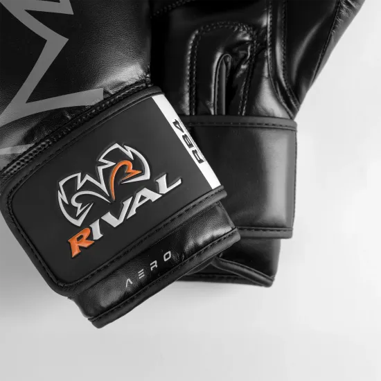 Боксерські рукавиці RIVAL RB4 Aero Bag Gloves Black-10 унцій (S)
