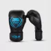 Боксерские перчатки Venum Contender Black/Cyan 10 унций