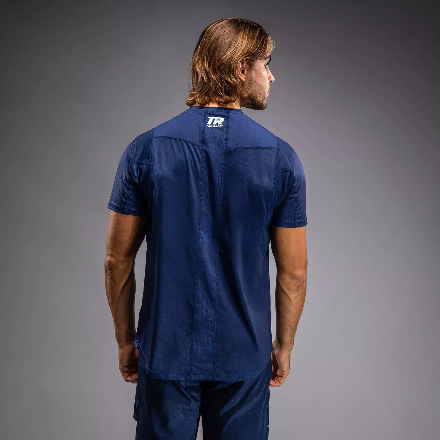 Футболка Venum x Top Rank Original Men's Dry Tech Shirt Navy Blue-S