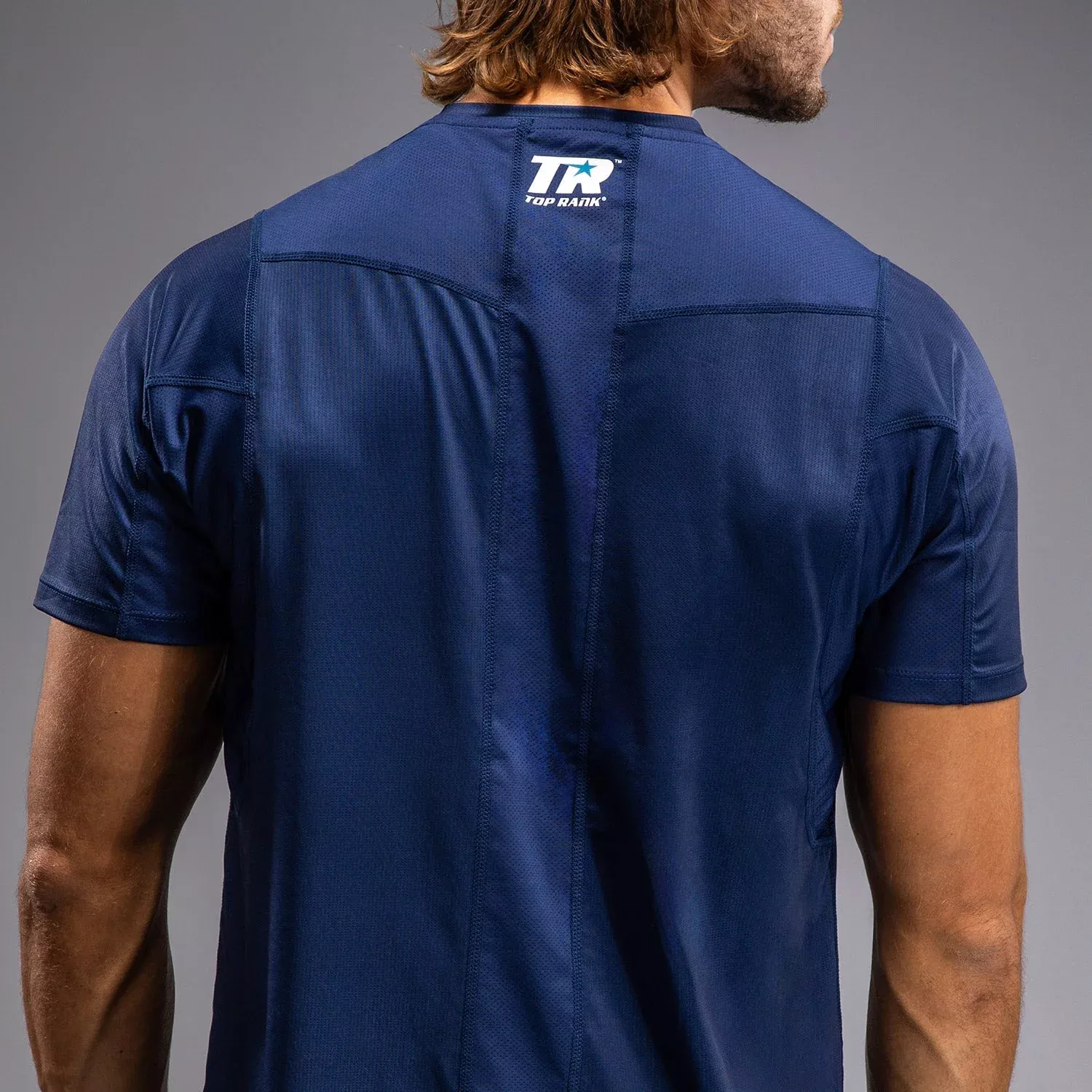 Футболка Venum x Top Rank Original Men's Dry Tech Shirt Navy Blue-S