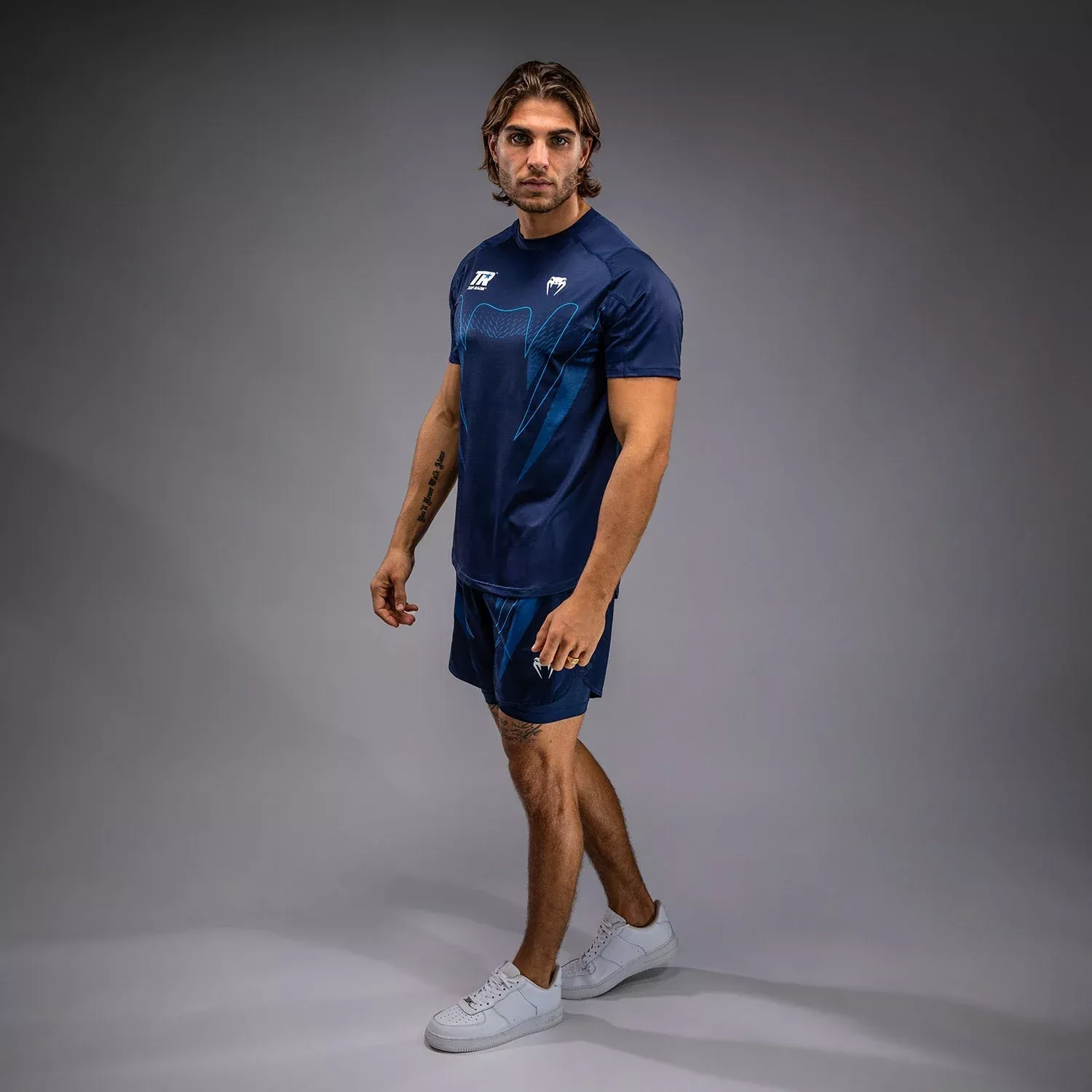 Футболка Venum x Top Rank Original Men's Dry Tech Shirt Navy Blue-S