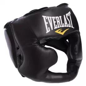 Боксерский шлем Everlast MMA Headgear Black-универсальный