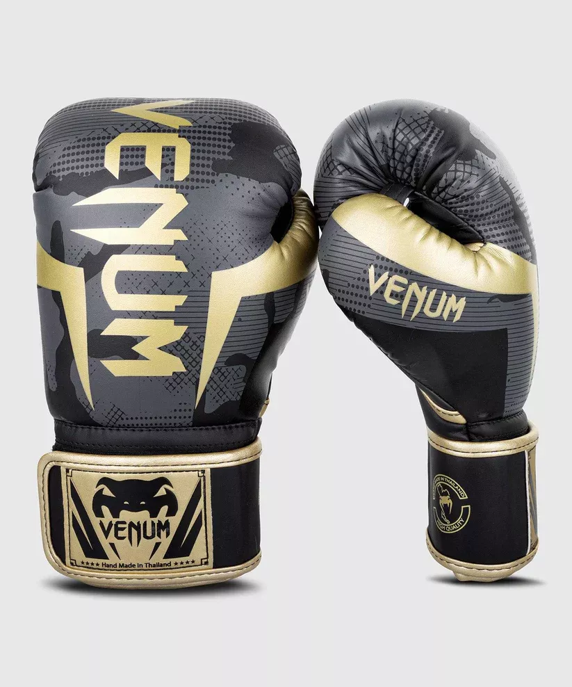 Боксерские перчатки Venum Elite Boxing Gloves Dark Camo-12
