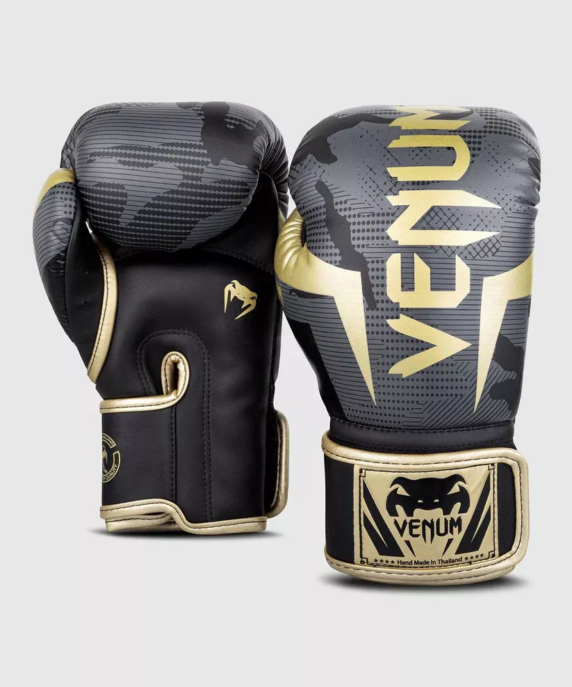 Боксерские перчатки Venum Elite Boxing Gloves Dark Camo-12
