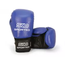 Перчатки боксерские Sportko Синие 14 унций