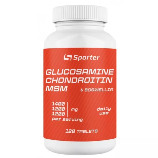 Sporter Glucosamine Chondritin MSM + Boswellia-120 таб