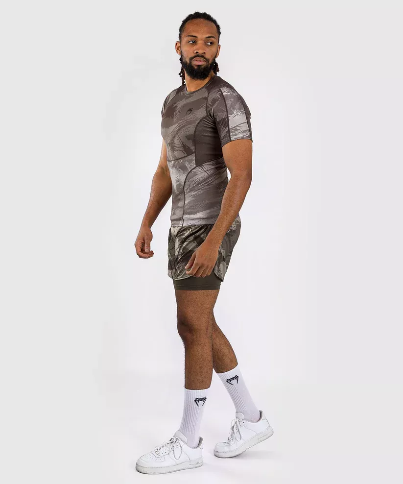 Рашгард Venum Electron 3.0 Short Sleeve Rashguard Sand-S