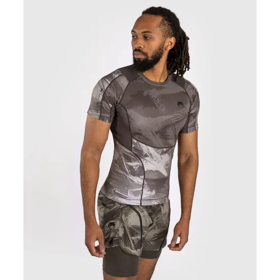 Рашгард Venum Electron 3.0 Short Sleeve Rashguard Sand-S